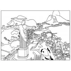Brasil - Dibujos para colorear gratis
