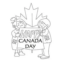 Canadá - Dibujos para colorear gratis