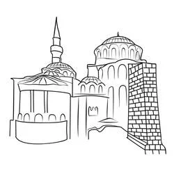 Turquía - Dibujos para colorear gratis