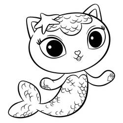 La Casa de Muñecas de Gabby - Dibujos para colorear gratis