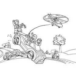 LEGO City - Dibujos para colorear gratis