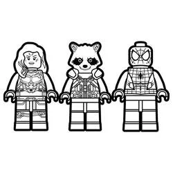 LEGO Marvel - Dibujos para colorear gratis