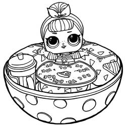 Muñeca LOL - Dibujos para colorear gratis