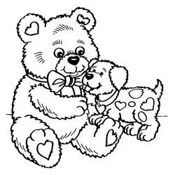 Osito de Peluche - Dibujos para colorear gratis