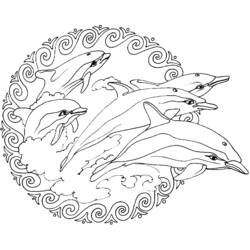 Mandalas de Animales - Dibujos para colorear gratis