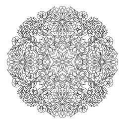 Mandalas Difíciles - Dibujos para colorear gratis