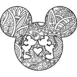 Mandalas Disney - Dibujos para colorear gratis