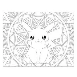 Mandalas Pokémon - Dibujos para colorear gratis