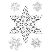 Copo de Nieve - Dibujos para colorear gratis