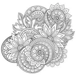 Flor - Dibujos para colorear gratis