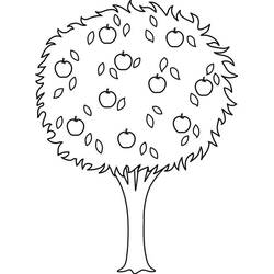 Manzano - Dibujos para colorear gratis