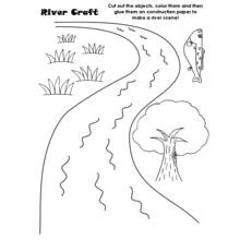 Río - Dibujos para colorear gratis