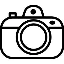 Cámara Fotográfica - Dibujos para colorear gratis