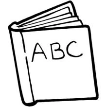 Material Escolar - Dibujos para colorear gratis