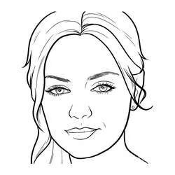 Cara - Dibujos para colorear gratis