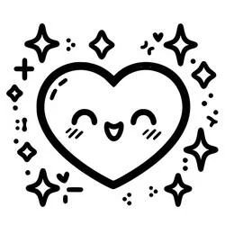 Corazón - Dibujos para colorear gratis
