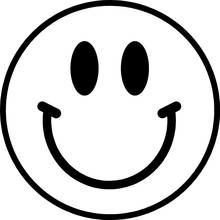 Dibujo de Emoji sonriente para colorear