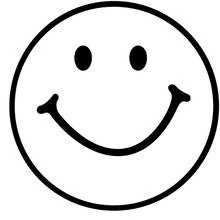 Dibujo de Emoji de cara sonriente para colorear