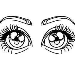 Eyes - Dibujos para colorear gratis