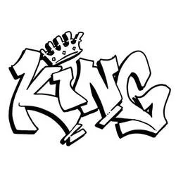 Graffiti - Dibujos para colorear gratis