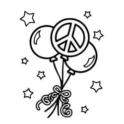 Paz - Dibujos para colorear gratis
