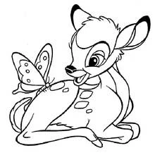 Bambi - Dibujos para colorear gratis