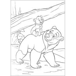 Brother Bear - Dibujos para colorear gratis