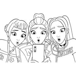 Cazadores de Demonios de KPop - Dibujos para colorear gratis
