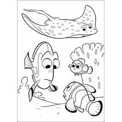 Finding Dory - Dibujos para colorear gratis Finding Dory - Dibujos para colorear gratis