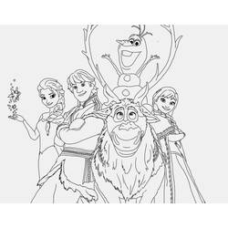 Frozen - Dibujos para colorear gratis