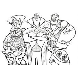 Hotel Transylvania - Dibujos para colorear gratis