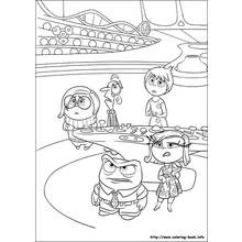 Inside Out - Dibujos para colorear gratis