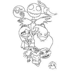 Dibujo Jack Skellington #202322 para imprimir y colorear Dibujo Jack Skellington #202322 para imprimir y colorear