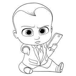Jefe Bebé - Dibujos para colorear gratis