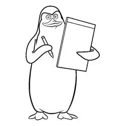 Los Pingüinos de Madagascar - Dibujos para colorear gratis