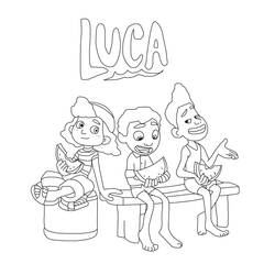 Luca - Dibujos para colorear gratis