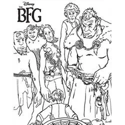 Mi Amigo el Gigante - Dibujos para colorear gratis