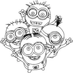 Minion - Dibujos para colorear gratis