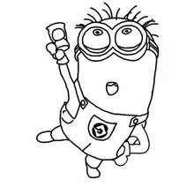 Minions - Dibujos para colorear gratis