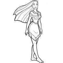 Pocahontas - Dibujos para colorear gratis Pocahontas - Dibujos para colorear gratis
