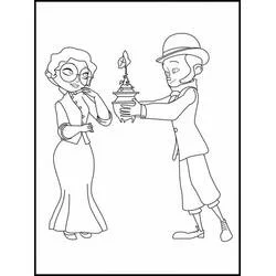 Un Monstruo en París - Dibujos para colorear gratis
