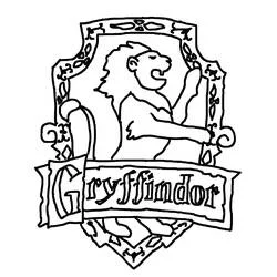 Gryffondor - Dibujos para colorear gratis