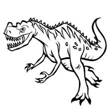 Dibujo de Ceratosaurus rugiendo para colorear