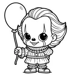 Pennywise - Dibujos para colorear gratis