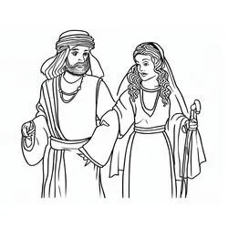Asenat - Dibujos para colorear gratis