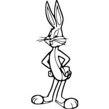 Bugs Bunny - Dibujos para colorear gratis