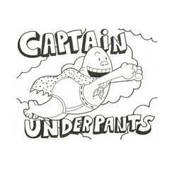 Captain Underpants - Dibujos para colorear gratis