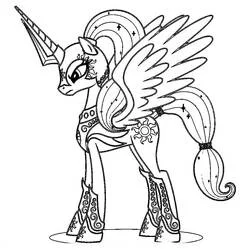 Celestia - Dibujos para colorear gratis