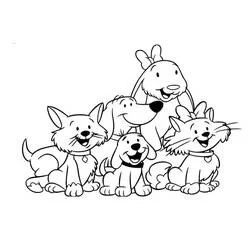 Clifford - Dibujos para colorear gratis