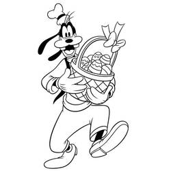 Goofy - Dibujos para colorear gratis